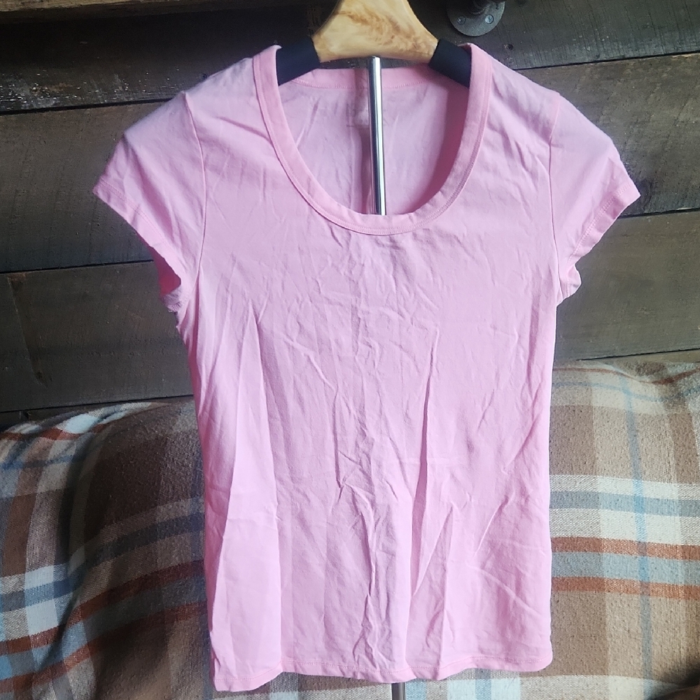 No Boundaries Light Pink Short Sleeve Tee